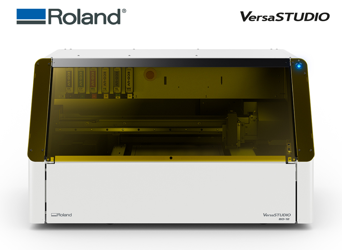 Roland BD-12 UV flatbed printer