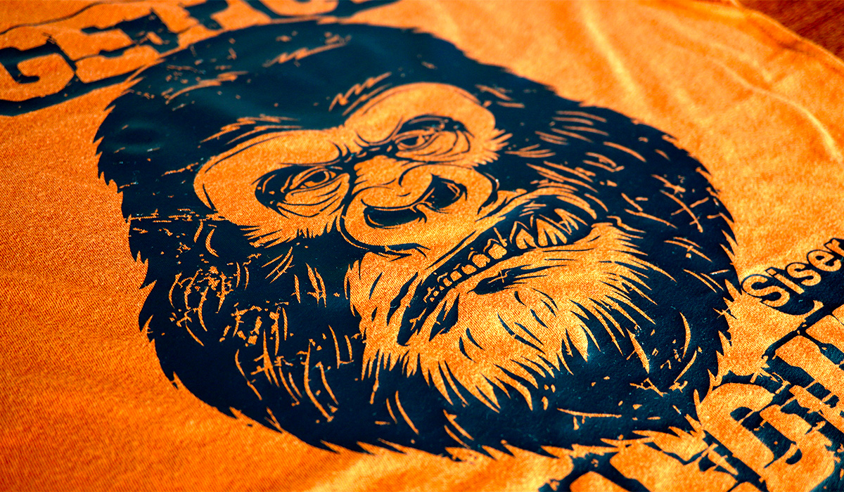 Textilfolie auf T-Shirt