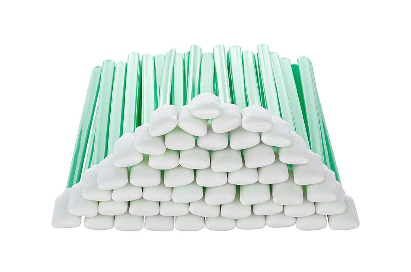 50x Reinigungsstäbchen Schaumstoff